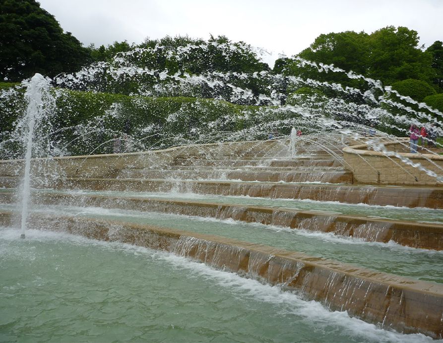 The Grand Cascade at Alnwick Castle